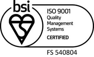 bsi ISO 9001 Novatron Logo